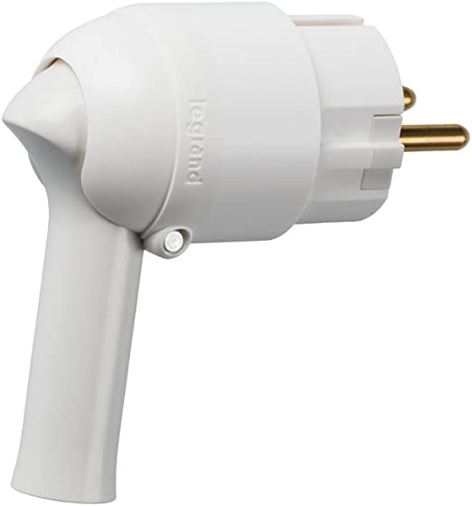 050175 Щепсел 2P+E 16A 230V, с лесно изваждане от контакта, бял, Legrand | JAR Computers 050175 Щепсел 2P+E 16A 230V, с лесно изваждане от контакта, бял, Legrand