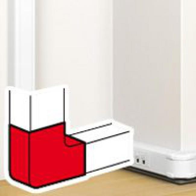 075641 Legrand Плосък ъгъл за канал DLP 50X80 мм бял