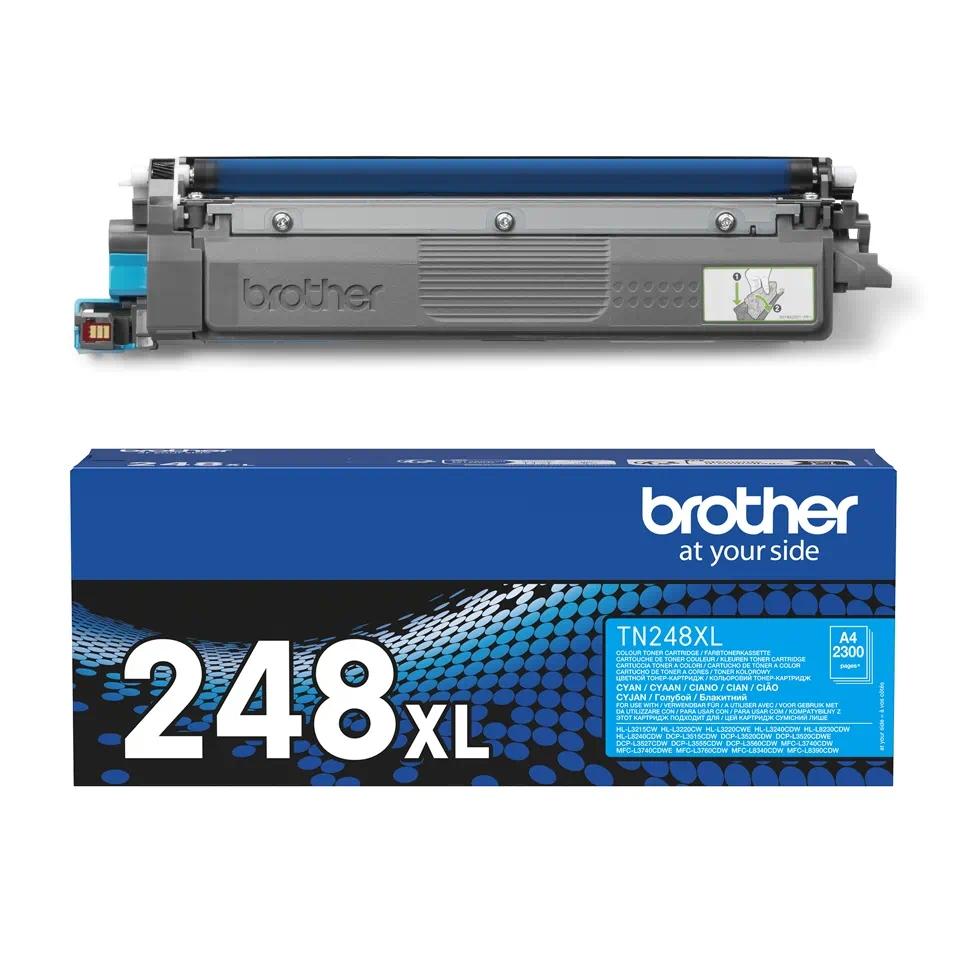 Brother TN248XLC оригинална тонер касета (циан)