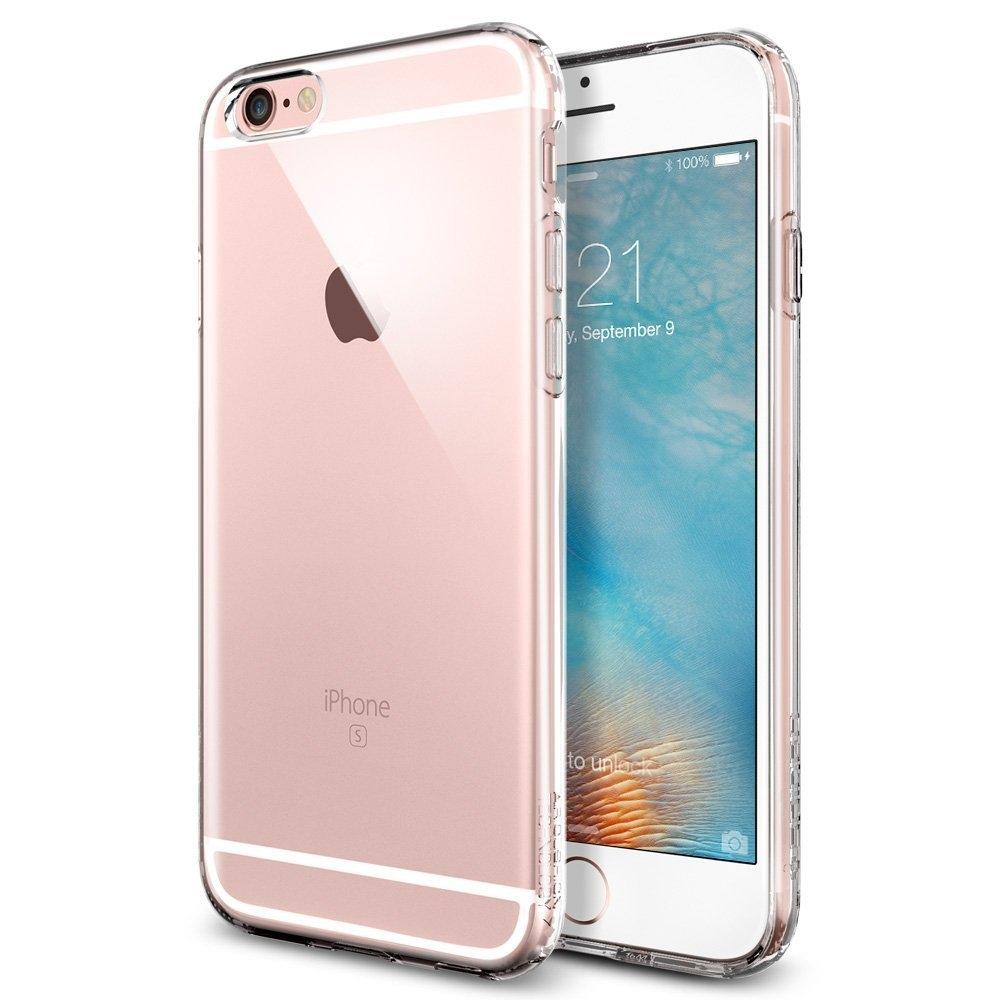 Качествен термополиуретанов кейс за iPhone 6S, iPhone 6 (прозрачен) - Spigen Liquid Armor Case | JAR Computers Качествен термополиуретанов кейс за iPhone 6S, iPhone 6 (прозрачен) - Spigen Liquid Armor Case