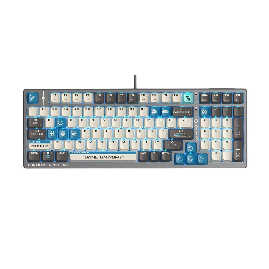 Клавиатура Bloody Sports S98, Navy, с кабел, геймърска | JAR Computers Клавиатура Bloody Sports S98, Navy, с кабел, геймърска