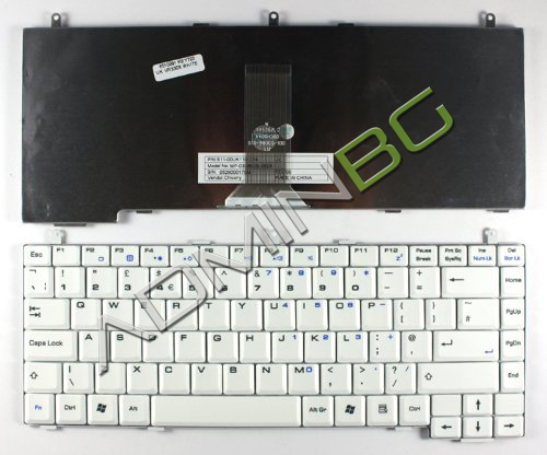 Клавиатура за лаптоп MSI VR330X LG K1 Бяла с Кирилица / White | JAR Computers Клавиатура за лаптоп MSI VR330X LG K1 Бяла с Кирилица / White