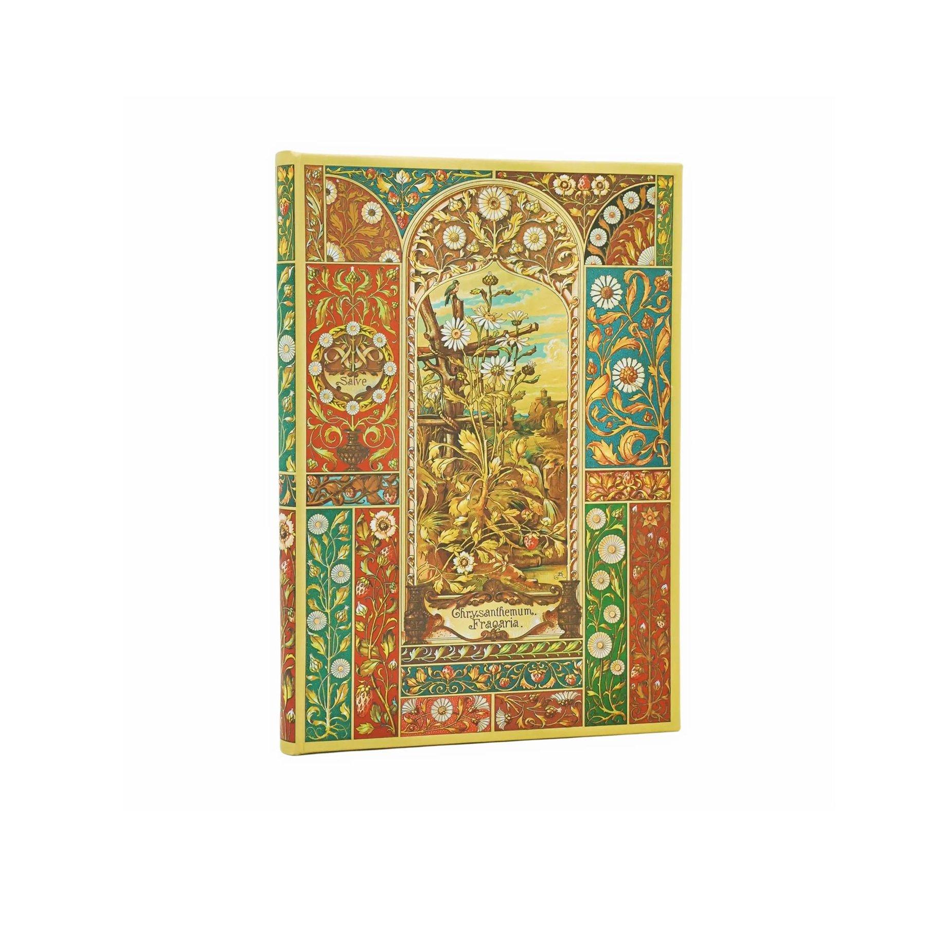 Paperblanks Тефтер Viennese Fruit, Mini, широки редове, твърда корица, 88 листа