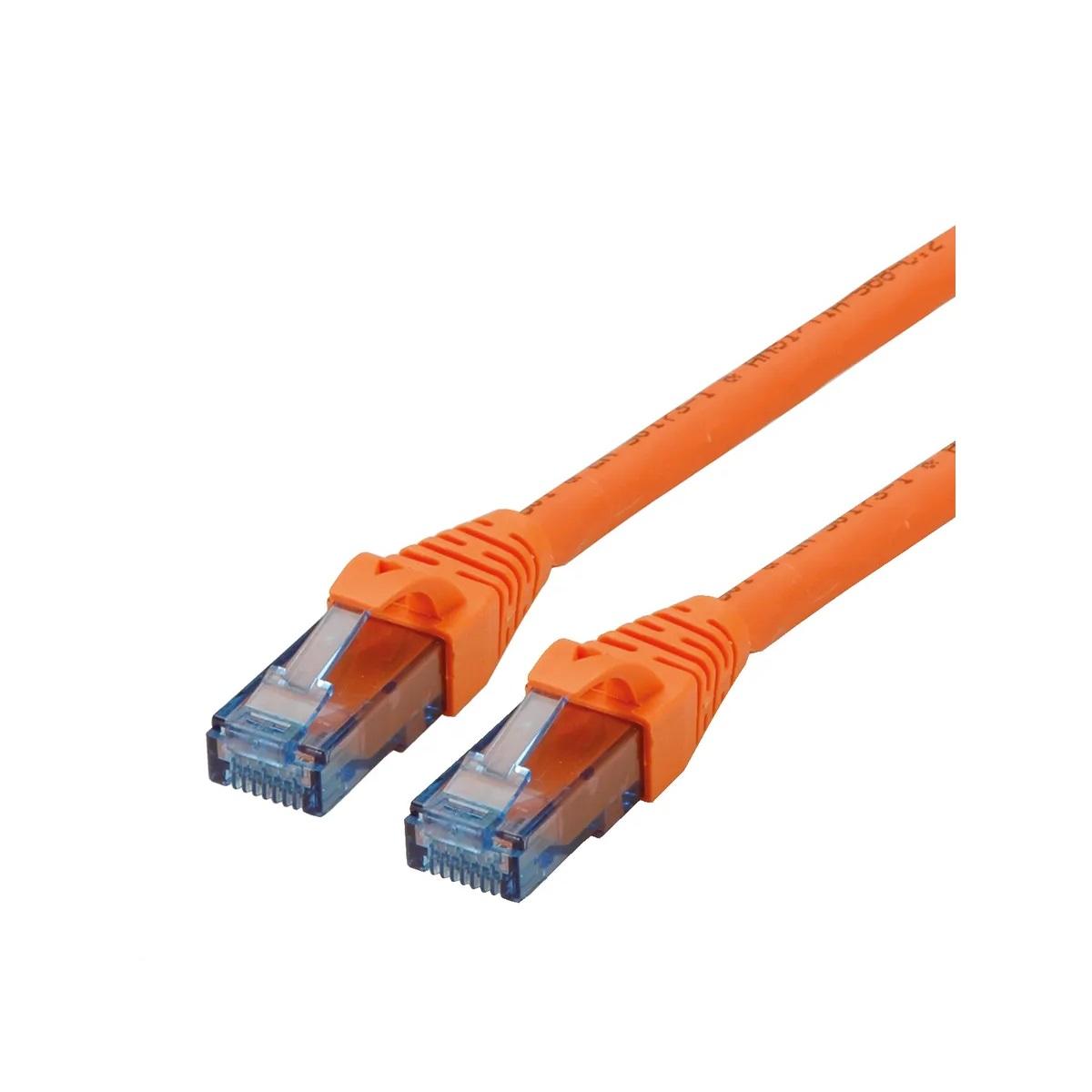 ROLINE 21.15.2777 :: Кабел UTP Cat.6A, LSOH, оранжев, 10.0 м | JAR Computers ROLINE 21.15.2777 :: Кабел UTP Cat.6A, LSOH, оранжев, 10.0 м
