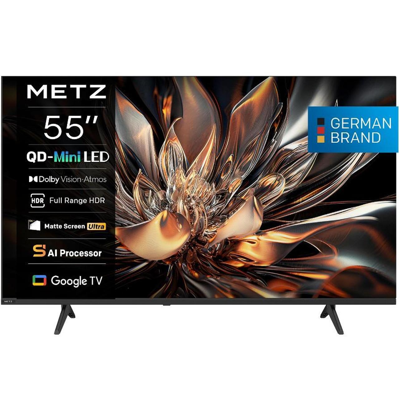 Телевизор Metz 55MNH7000Z , 139 см, 3840x2160 UHD-4K , 55 inch, Android , Mini LED , Smart TV