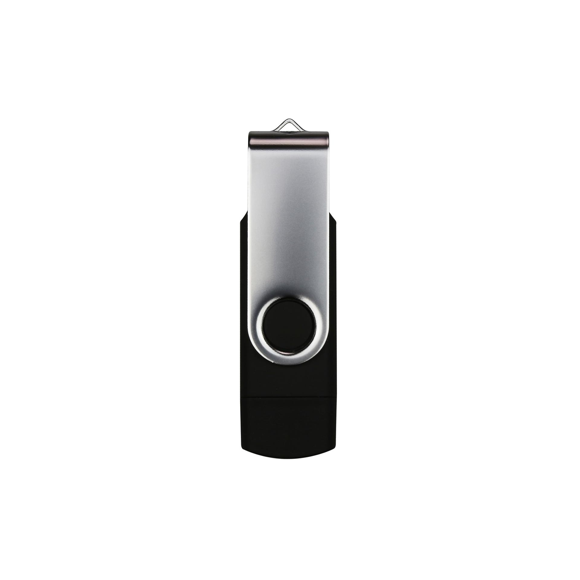 USB флаш памет Swivel, USB 3.0, 16 GB, Type-C OTG, черна