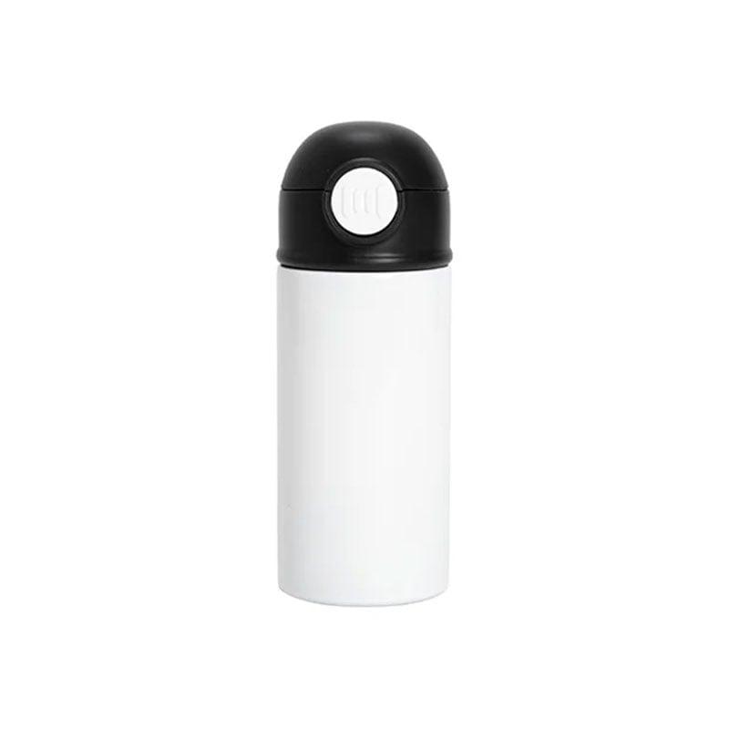 BESTSUB Бутилка, детска, с капак и сламка, 360 ml, бяло-черна | JAR Computers BESTSUB Бутилка, детска, с капак и сламка, 360 ml, бяло-черна