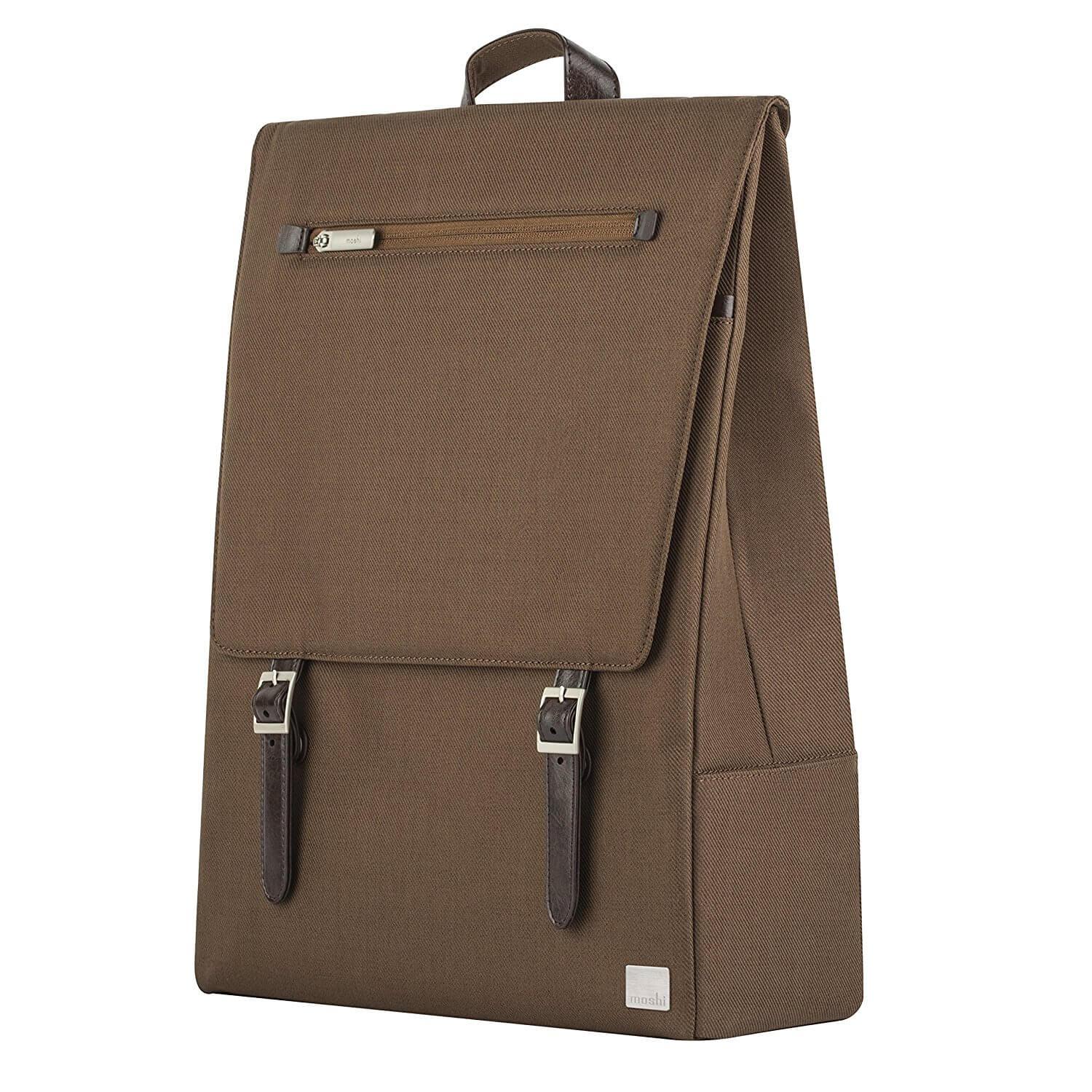 Дизайнерска раница за Macbook Pro 15 и лаптопи до 15 инча - Moshi Helios Designer Laptop Backpack (кафяв) | JAR Computers Дизайнерска раница за Macbook Pro 15 и лаптопи до 15 инча - Moshi Helios Designer Laptop Backpack (кафяв)