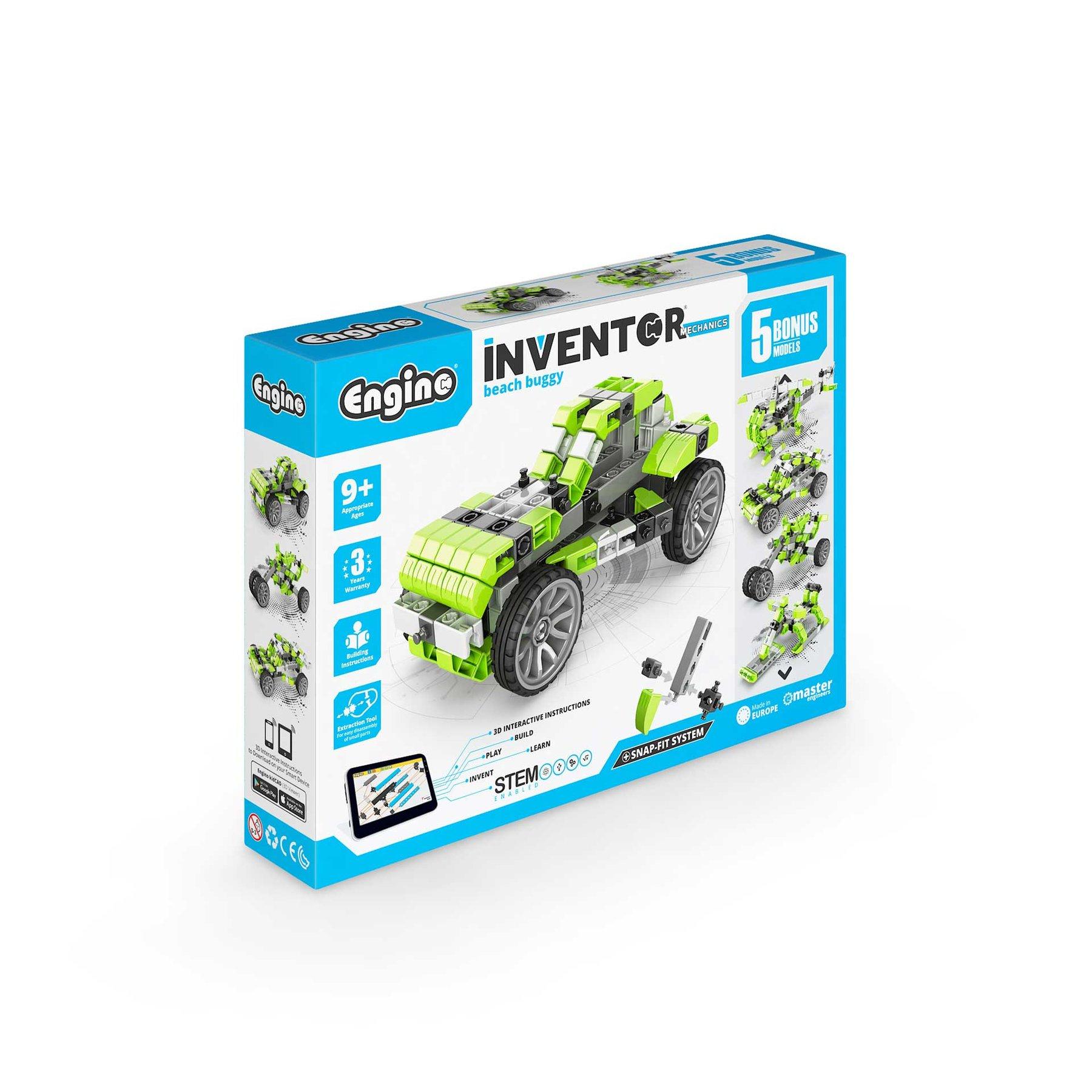 Engino Конструктор Inventor Mechanics - Плажно бъги, 5 в 1 | JAR Computers Engino Конструктор Inventor Mechanics - Плажно бъги, 5 в 1