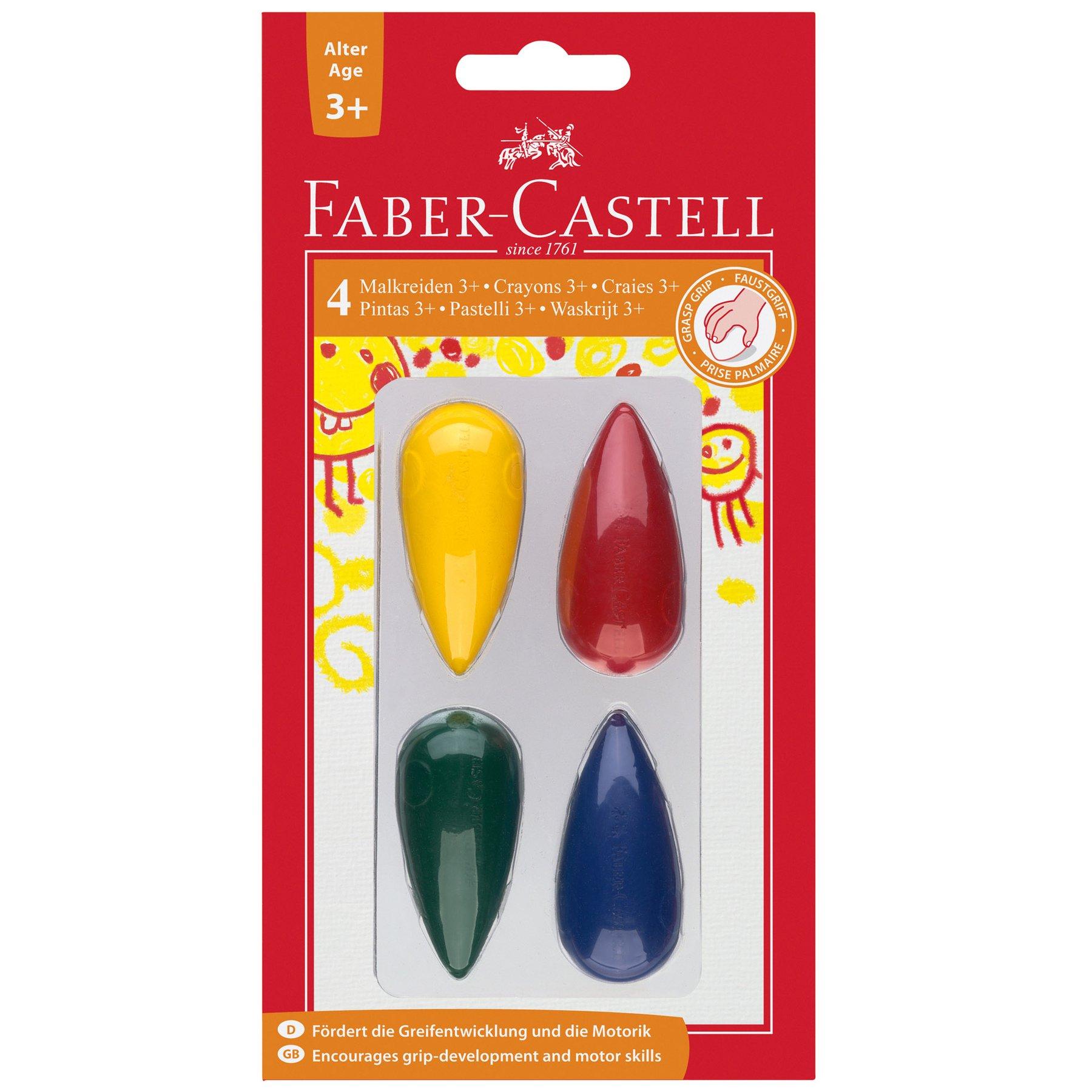 Faber-Castell Пастели Pear, 4 цвята | JAR Computers Faber-Castell Пастели Pear, 4 цвята