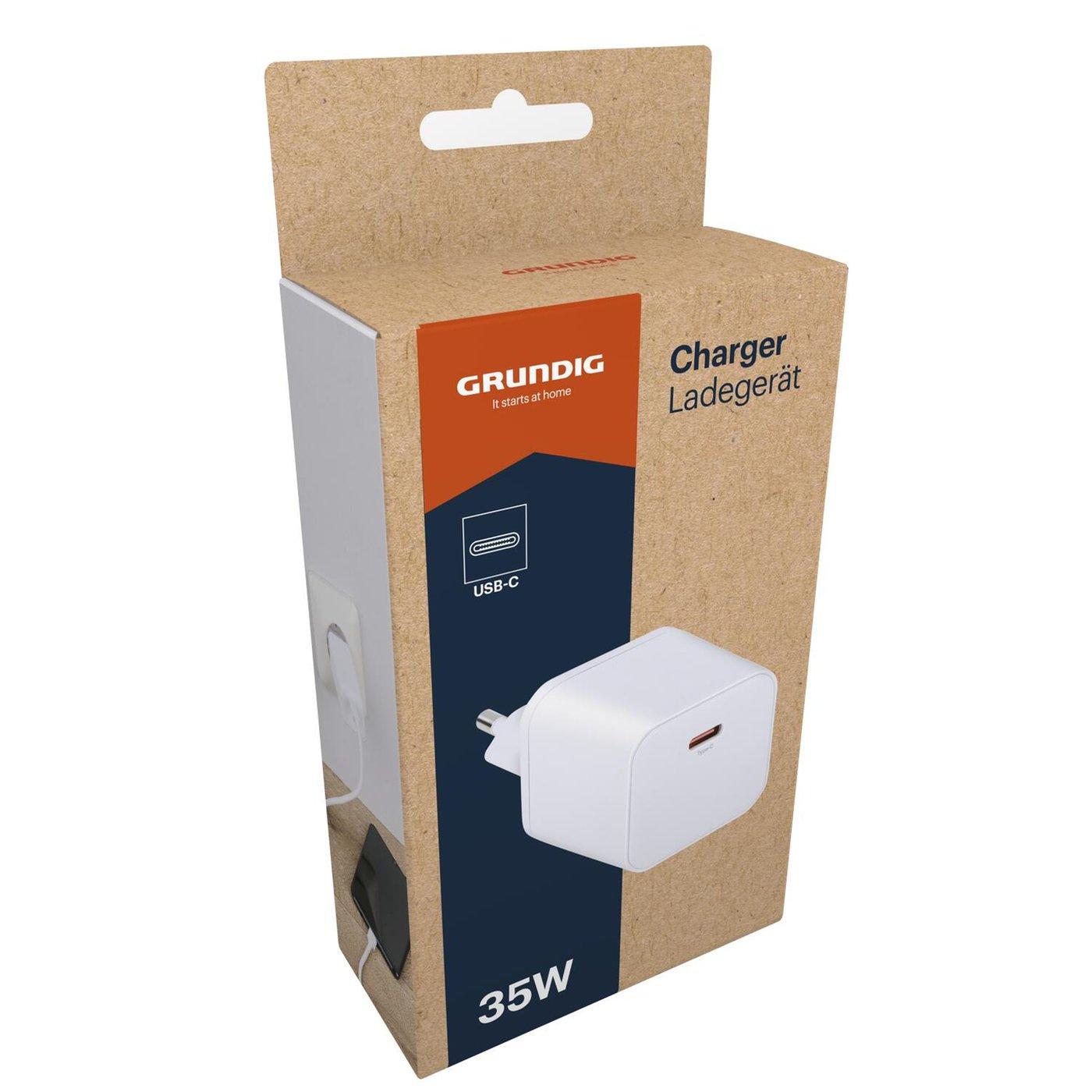 Grundig USB-C зарядно GaN 45W | JAR Computers Grundig USB-C зарядно GaN 45W