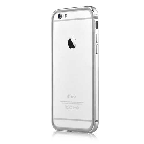 Хибриден бъмпер (алуминий + TPU) за iPhone 6, iPhone 6S - Comma Armor Bumper (сребрист) | JAR Computers Хибриден бъмпер (алуминий + TPU) за iPhone 6, iPhone 6S - Comma Armor Bumper (сребрист)