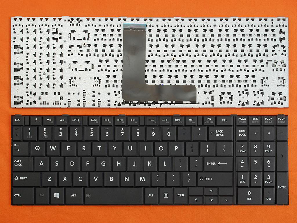 Клавиатура за лаптоп Toshiba Satellite C50-B C55-B Black / Черна US/UK | JAR Computers Клавиатура за лаптоп Toshiba Satellite C50-B C55-B Black / Черна US/UK