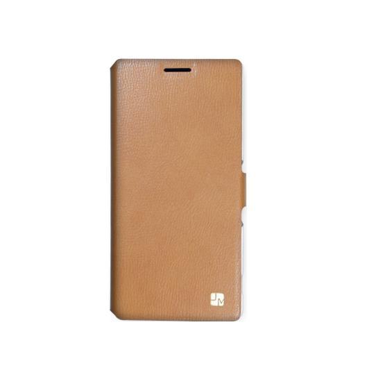 Кожен флип калъф за iPhone 6S, iPhone 6 - Just Must Slim Collection Flip Case (кафяв) | JAR Computers Кожен флип калъф за iPhone 6S, iPhone 6 - Just Must Slim Collection Flip Case (кафяв)