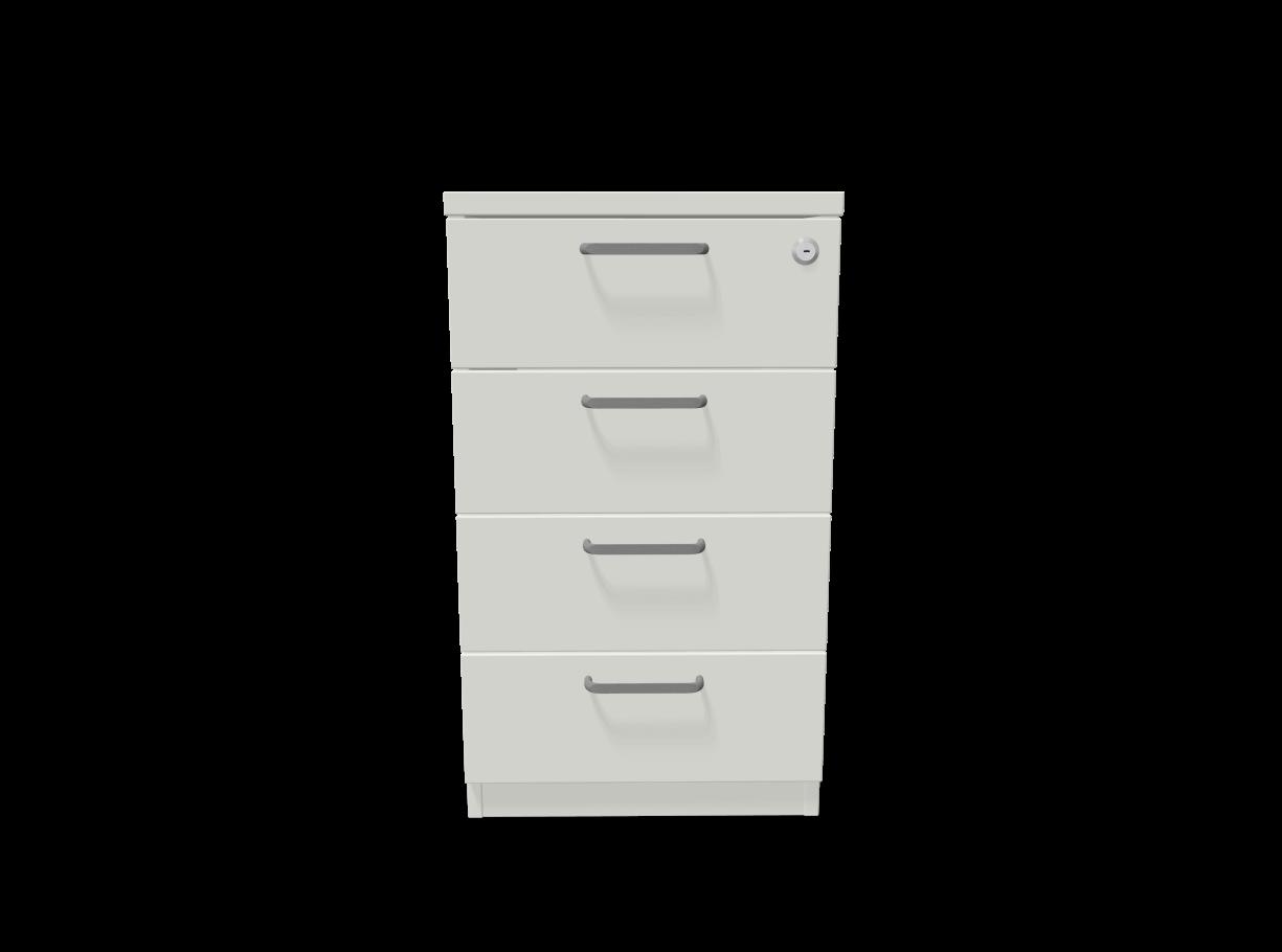 Контейнер с четири чекмеджета Easy Space 4D, 430х600х740мм, ПДЧ 18 мм, бял | JAR Computers Контейнер с четири чекмеджета Easy Space 4D, 430х600х740мм, ПДЧ 18 мм, бял
