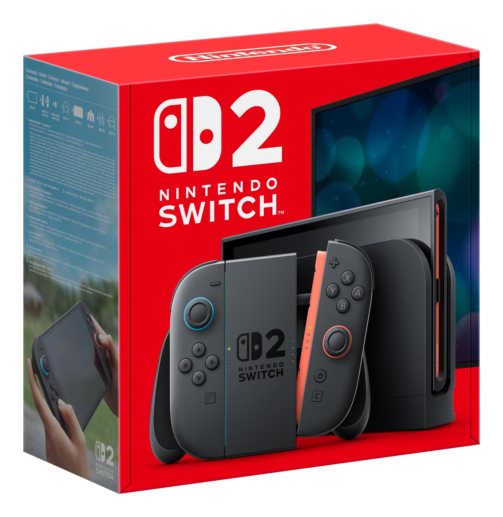 Nintendo Switch 2 портативна конзола за игра 20,1 см (7.9") 256 GB Тъчскрийн Wi-Fi Черен | JAR Computers Nintendo Switch 2 портативна конзола за игра 20,1 см (7.9") 256 GB Тъчскрийн Wi-Fi Черен