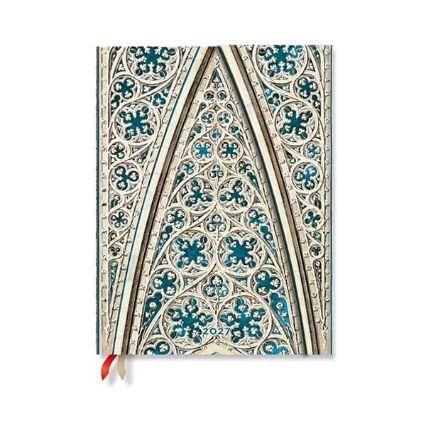 Paperblanks Планер Duomo di Milano, Ultra, вертикален, твърда корица, 88 листа, за 2027 година | JAR Computers Paperblanks Планер Duomo di Milano, Ultra, вертикален, твърда корица, 88 листа, за 2027 година