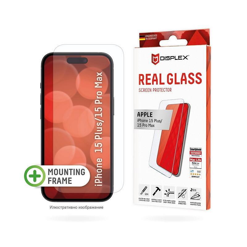 Протектор за дисплей Displex iPhone 15 Plus/15 Pro Max 2D | JAR Computers Протектор за дисплей Displex iPhone 15 Plus/15 Pro Max 2D