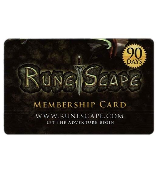Runescape 90 day membership card (PC) - електронна доставка