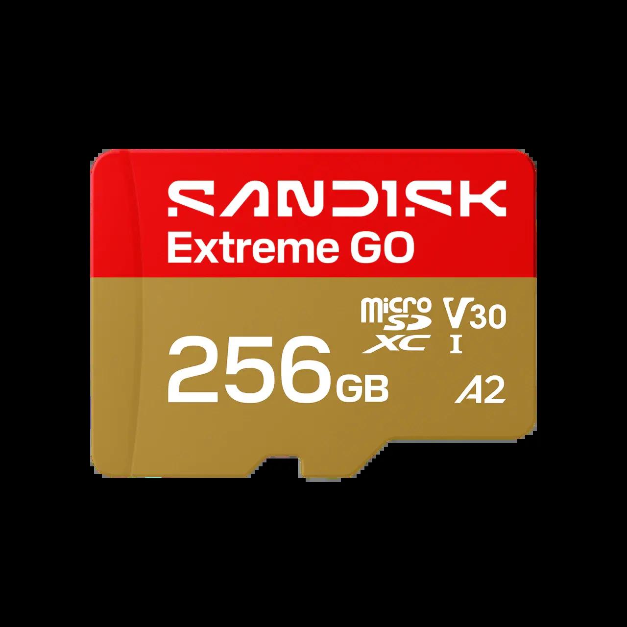 Sandisk карта Extreme GO microSD&trade; UHS-I Card 256GB, V30, A2