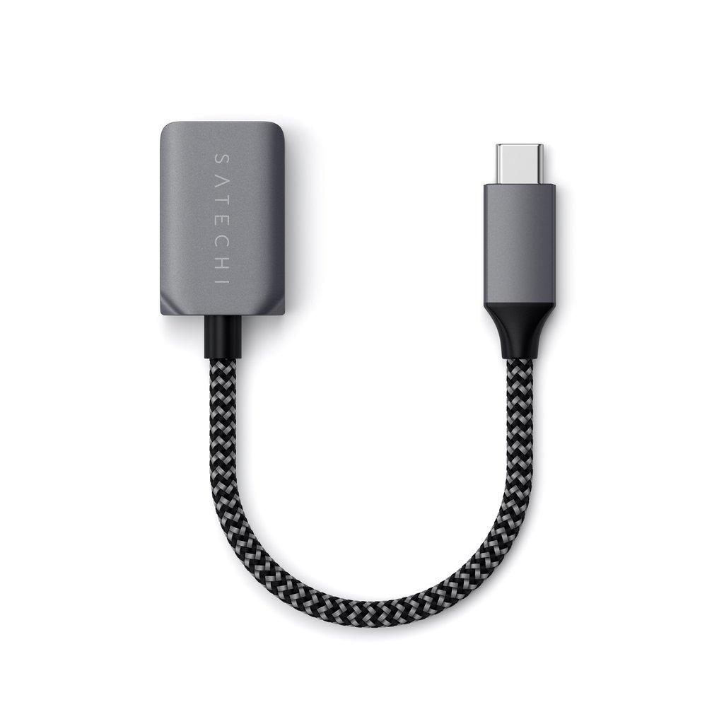 Satechi USB-C to USB 3.0 Adapter - Space Grey | JAR Computers Satechi USB-C to USB 3.0 Adapter - Space Grey