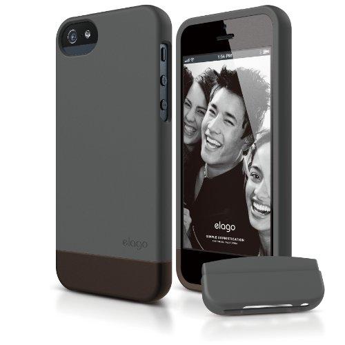 Слайдер кейс и защитни покрития за iPhone 5, iPhone 5S, iPhone SE - Elago S5 Glide Case (тъмносив-мат) | JAR Computers Слайдер кейс и защитни покрития за iPhone 5, iPhone 5S, iPhone SE - Elago S5 Glide Case (тъмносив-мат)
