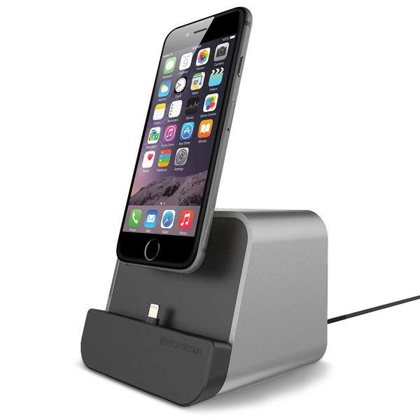 Универсална док станция за iPhone, iPad и мобилни устройства с microUSB - Verus i-Depot Cradle (сребриста) | JAR Computers Универсална док станция за iPhone, iPad и мобилни устройства с microUSB - Verus i-Depot Cradle (сребриста)