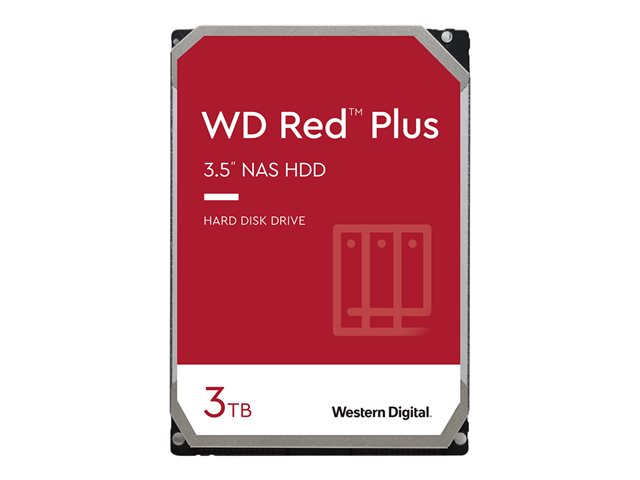 WD Red Plus 3TB SATA 6Gb/s 3.5inch 258MB cache internal HDD Bulk | JAR Computers WD Red Plus 3TB SATA 6Gb/s 3.5inch 258MB cache internal HDD Bulk