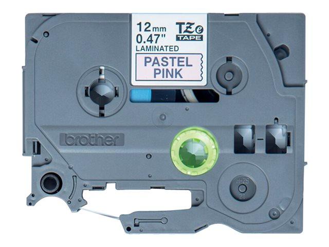 BROTHER TZe-MQE31 tape black/pastel light pink 12mm/4M