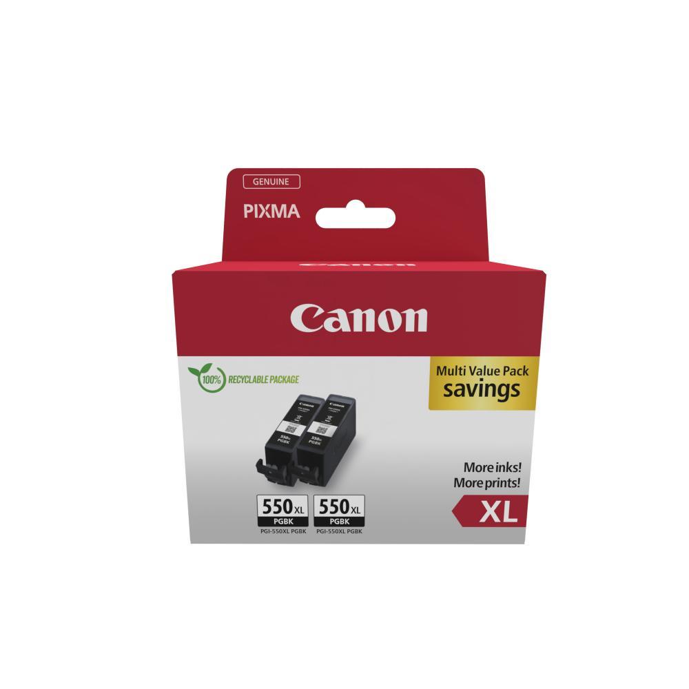 Canon Μελάνι Inkjet PGI-550XL Twin Pack Black (6431B010) (CANPGI-550XLTP) | JAR Computers Canon Μελάνι Inkjet PGI-550XL Twin Pack Black (6431B010) (CANPGI-550XLTP)