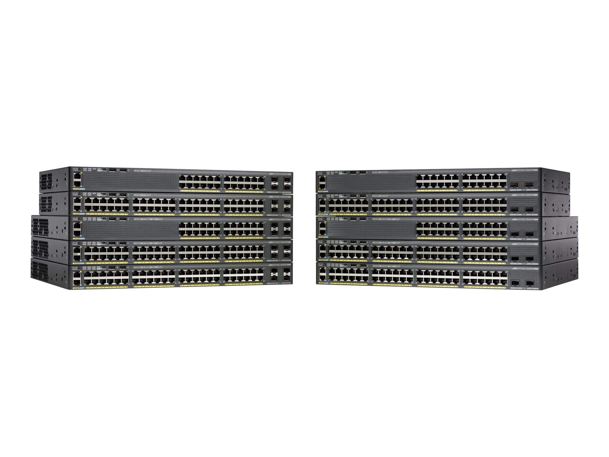 Cisco Catalyst C2960X48TSLL, Refurbished Управляем L2/L3 Gigabit Ethernet (10/100/1000) 1U Черен | JAR Computers Cisco Catalyst C2960X48TSLL, Refurbished Управляем L2/L3 Gigabit Ethernet (10/100/1000) 1U Черен