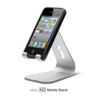 Алуминиева поставка за iPhone 4/4S и мобилни телефони - Elago M2 Mobile Stand (сребриста) | JAR Computers Алуминиева поставка за iPhone 4/4S и мобилни телефони - Elago M2 Mobile Stand (сребриста)