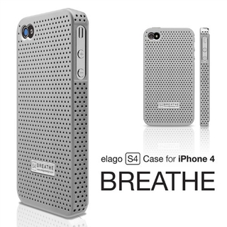 Кейс (сребрист) и покритие за дисплея за iPhone 4/4S - Elago S4 BREATHE Case and HD Clear film | JAR Computers Кейс (сребрист) и покритие за дисплея за iPhone 4/4S - Elago S4 BREATHE Case and HD Clear film