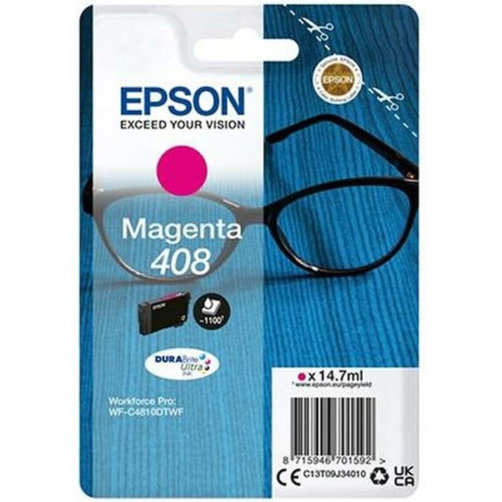 Epson Ink Inkjet 408 Magenta (C13T09J34010) (EPST09J340)