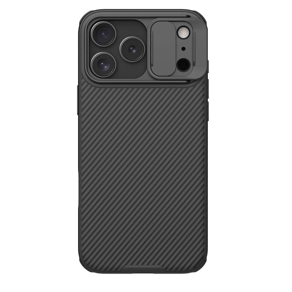 Хибриден удароустойчив кейс за iPhone 17 Pro Max - Nillkin CamShield Pro Hard Case (черен) | JAR Computers Хибриден удароустойчив кейс за iPhone 17 Pro Max - Nillkin CamShield Pro Hard Case (черен)