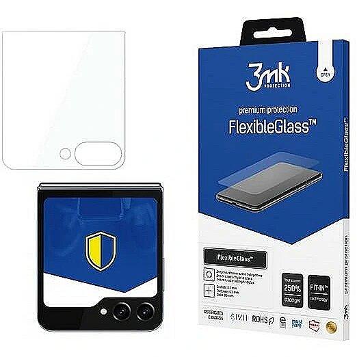 Хибридно защитно покритие за външния дисплей на Samsung Galaxy Z Flip6 - 3mk FlexibleGlass Screen Protector (прозрачен) | JAR Computers Хибридно защитно покритие за външния дисплей на Samsung Galaxy Z Flip6 - 3mk FlexibleGlass Screen Protector (прозрачен)