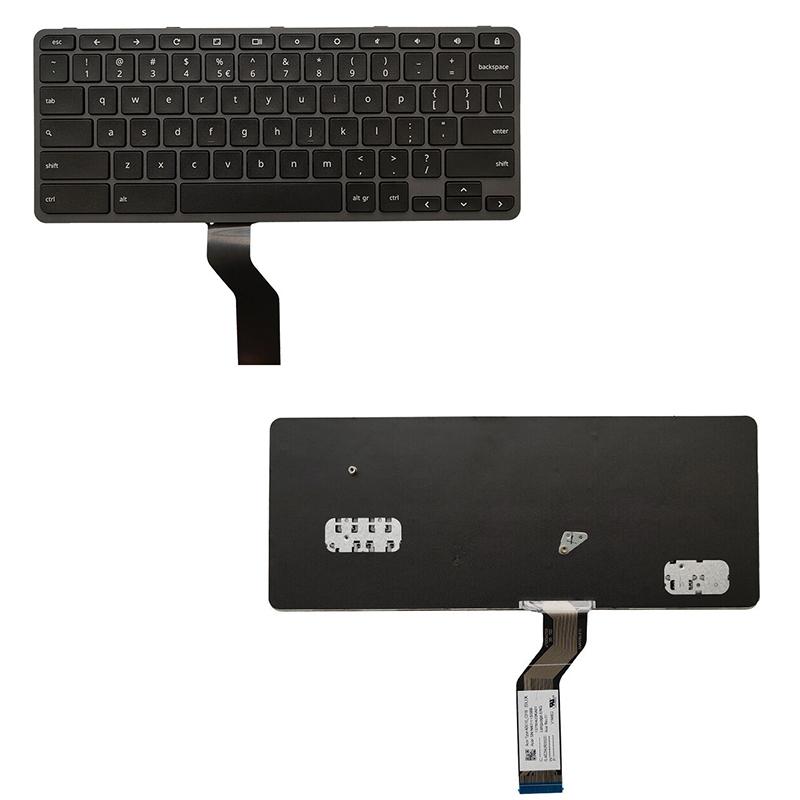 Клавиатура за лаптоп Acer ChromeBook Spin 311 R721T Черна със Сива рамка | JAR Computers Клавиатура за лаптоп Acer ChromeBook Spin 311 R721T Черна със Сива рамка