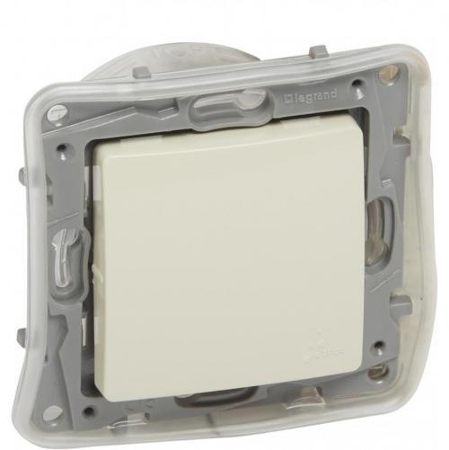 Ключ девиаторен влагозащитен 10A IP44 Крем - Legrand Niloe 764614 | JAR Computers Ключ девиаторен влагозащитен 10A IP44 Крем - Legrand Niloe 764614