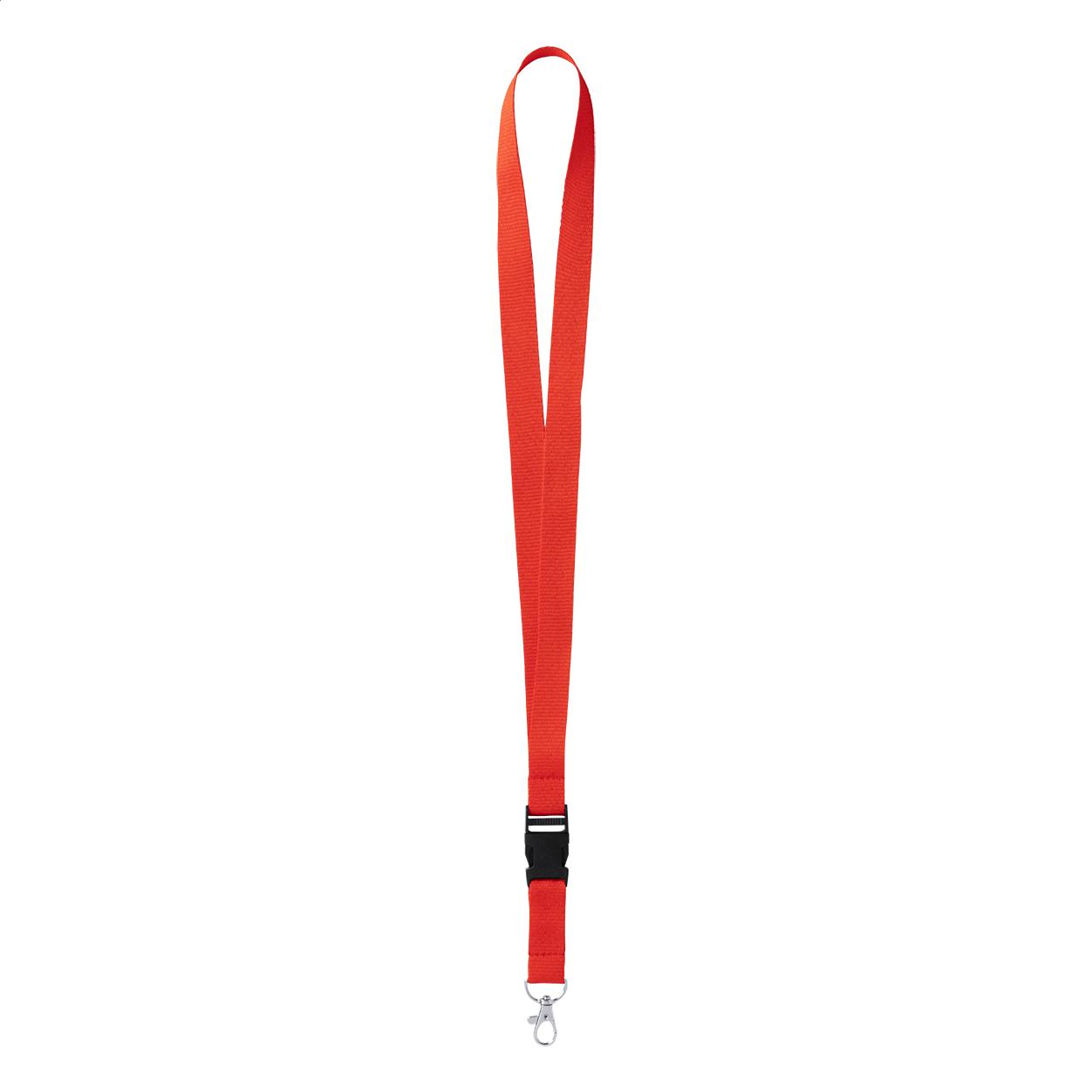 Office 1 Лента за бадж, с подвижна катарама и карабинер, 20 x 550 mm, червена | JAR Computers Office 1 Лента за бадж, с подвижна катарама и карабинер, 20 x 550 mm, червена