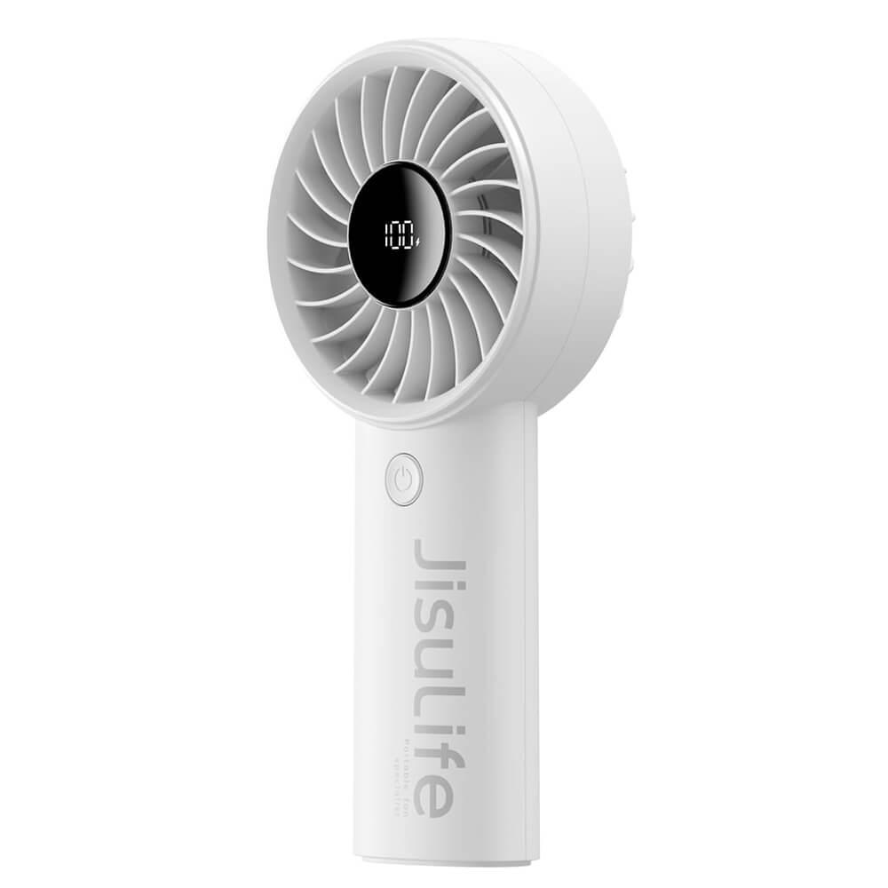 Преносим мини вентилатор с презареждаема батерия - JisuLife Life4 Portable Handheld Fan With LED Display (сив) | JAR Computers Преносим мини вентилатор с презареждаема батерия - JisuLife Life4 Portable Handheld Fan With LED Display (сив)