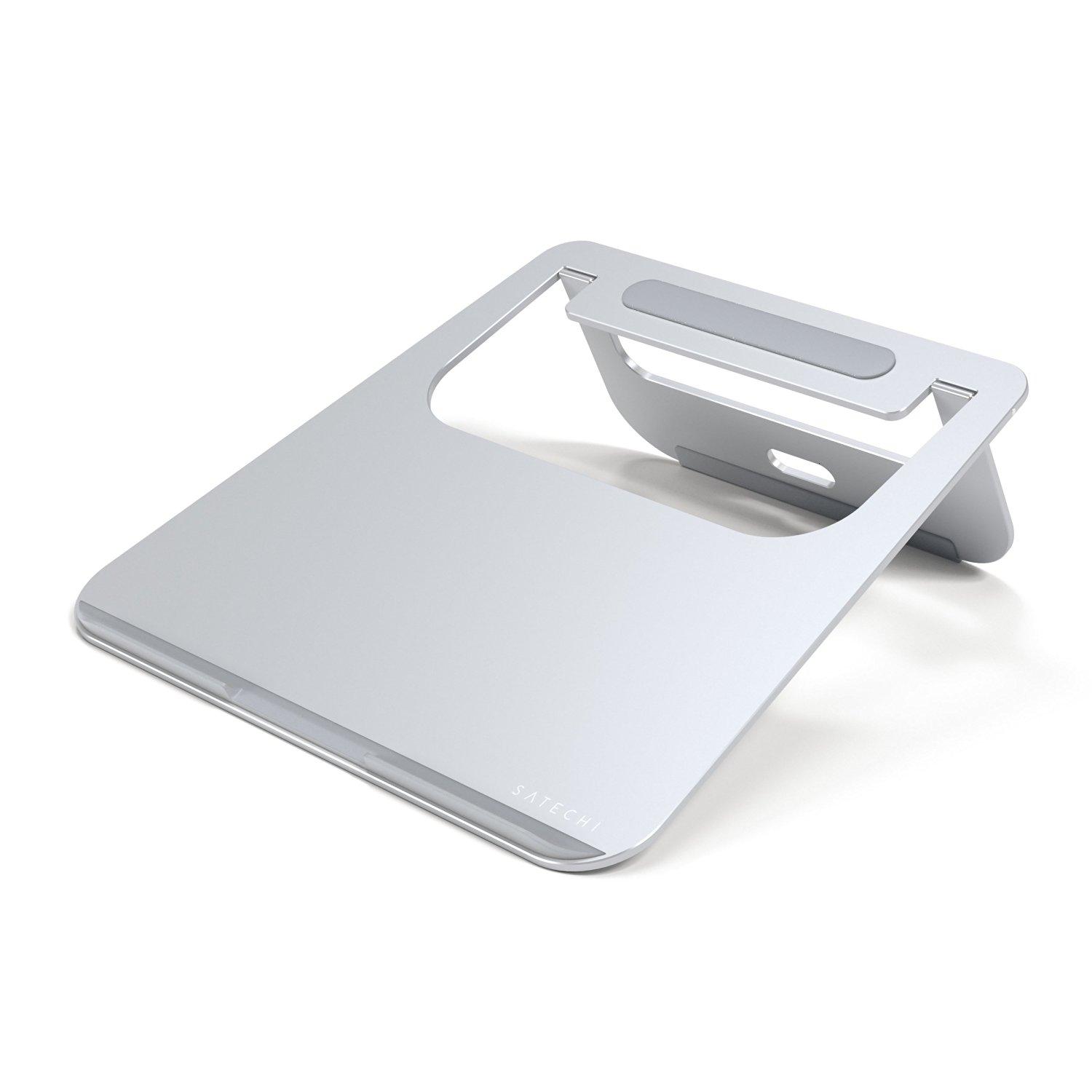 Преносима алуминиева поставка за MacBook и лаптопи - Satechi Aluminium Laptop Stand (сребриста) | JAR Computers Преносима алуминиева поставка за MacBook и лаптопи - Satechi Aluminium Laptop Stand (сребриста)