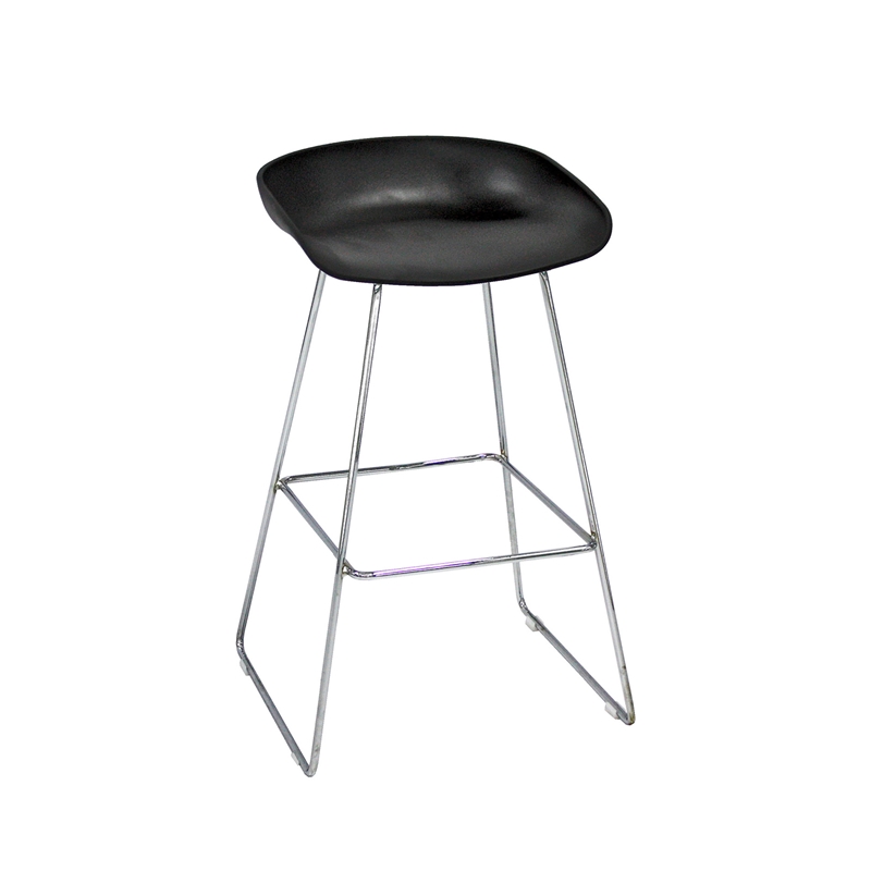 RFG Бар стол Simon Black, основа с цвят хром