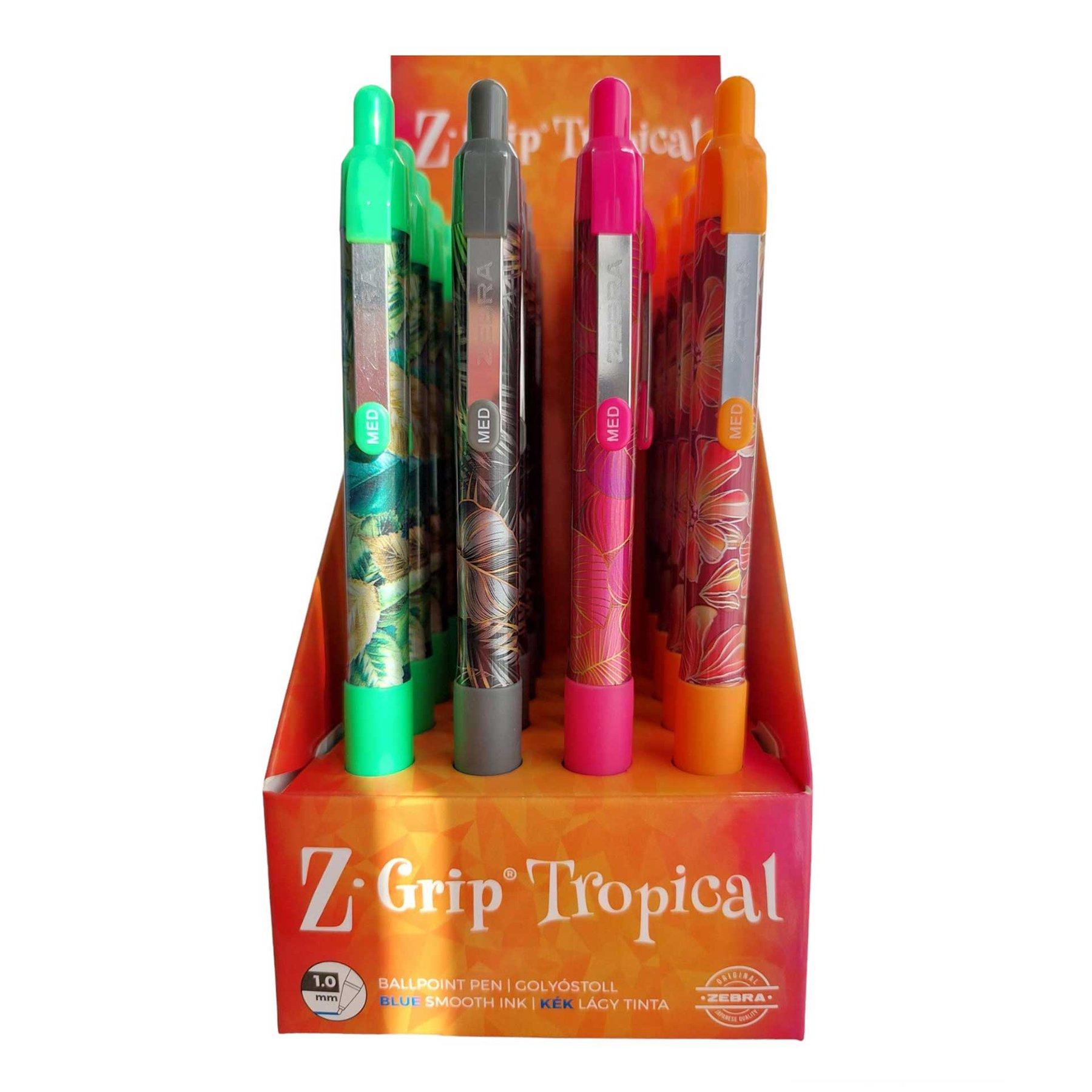 Zebra Химикалка Z-Grip Tropical, 20 броя в дисплей | JAR Computers Zebra Химикалка Z-Grip Tropical, 20 броя в дисплей
