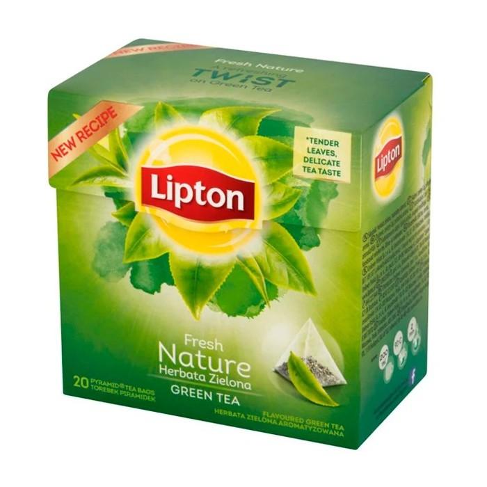 Чай Lipton Pyramids зелен, кутия 20 бр. x 1.5 г | JAR Computers Чай Lipton Pyramids зелен, кутия 20 бр. x 1.5 г