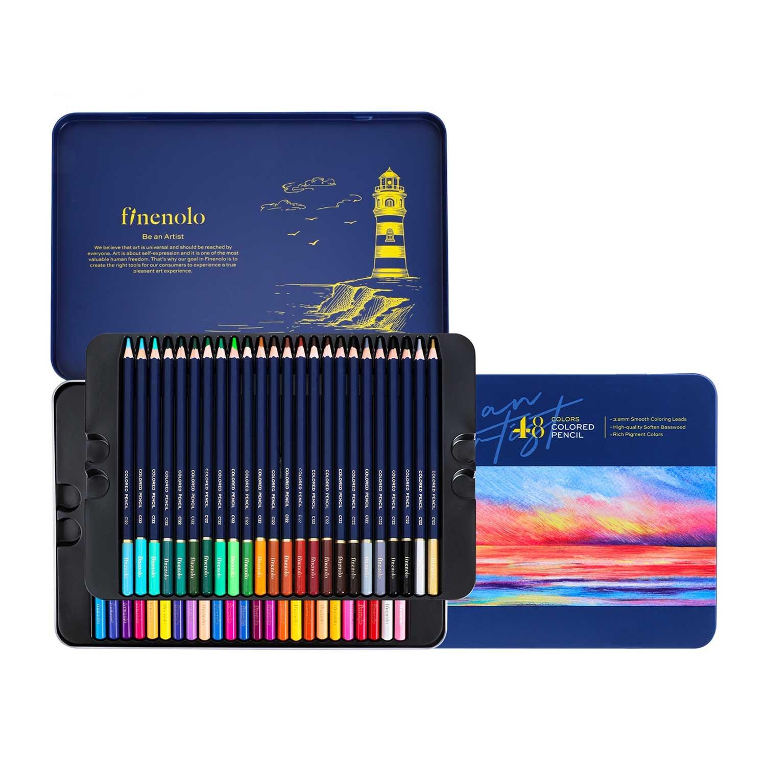 Deli Цветни моливи Finenolo, 48 цвята, в метална кутия | JAR Computers Deli Цветни моливи Finenolo, 48 цвята, в метална кутия