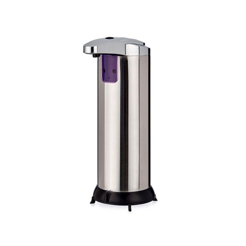 Диспенсър за течен сапун Berilo, безконтактен, 220 ml, сребрист | JAR Computers Диспенсър за течен сапун Berilo, безконтактен, 220 ml, сребрист