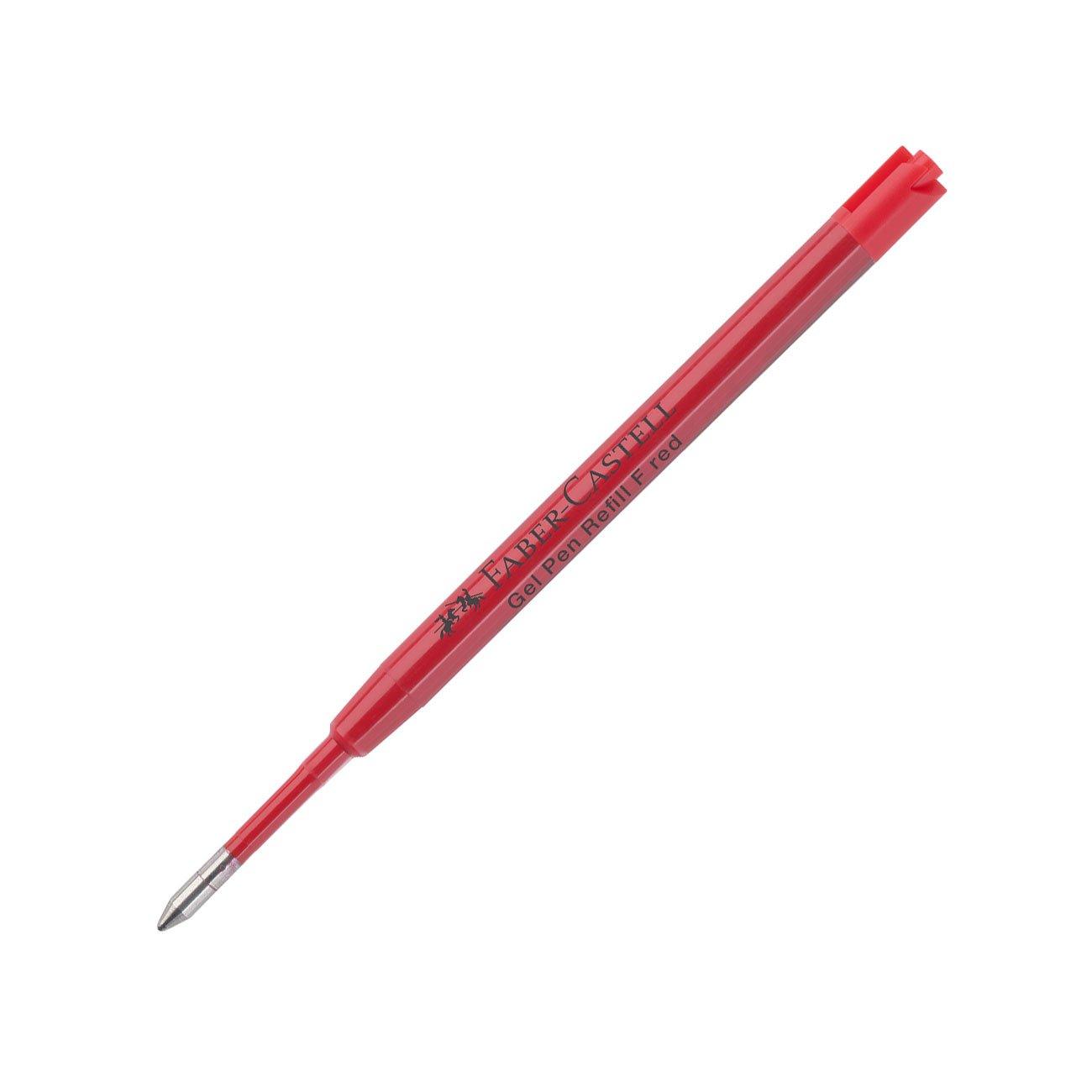 Faber-Castell Пълнител за гел химикалка G2, F, червен