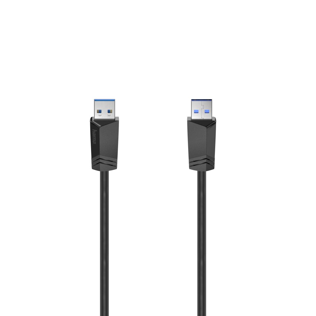 Hama 00200624 USB кабел 1,5 м USB A 5 Гбит/с Черен | JAR Computers Hama 00200624 USB кабел 1,5 м USB A 5 Гбит/с Черен