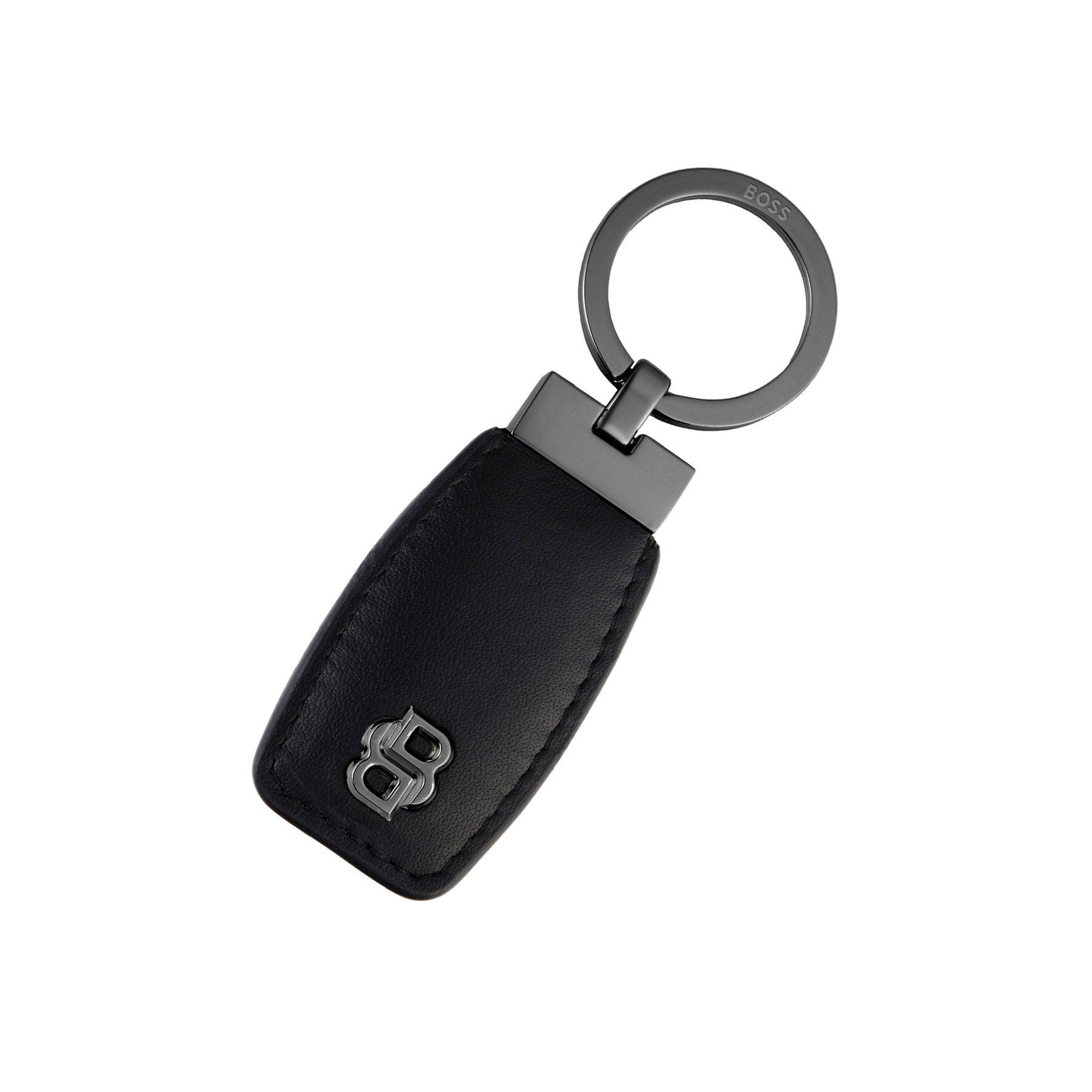 Hugo Boss Ключодържател Double B, черно-сив | JAR Computers Hugo Boss Ключодържател Double B, черно-сив