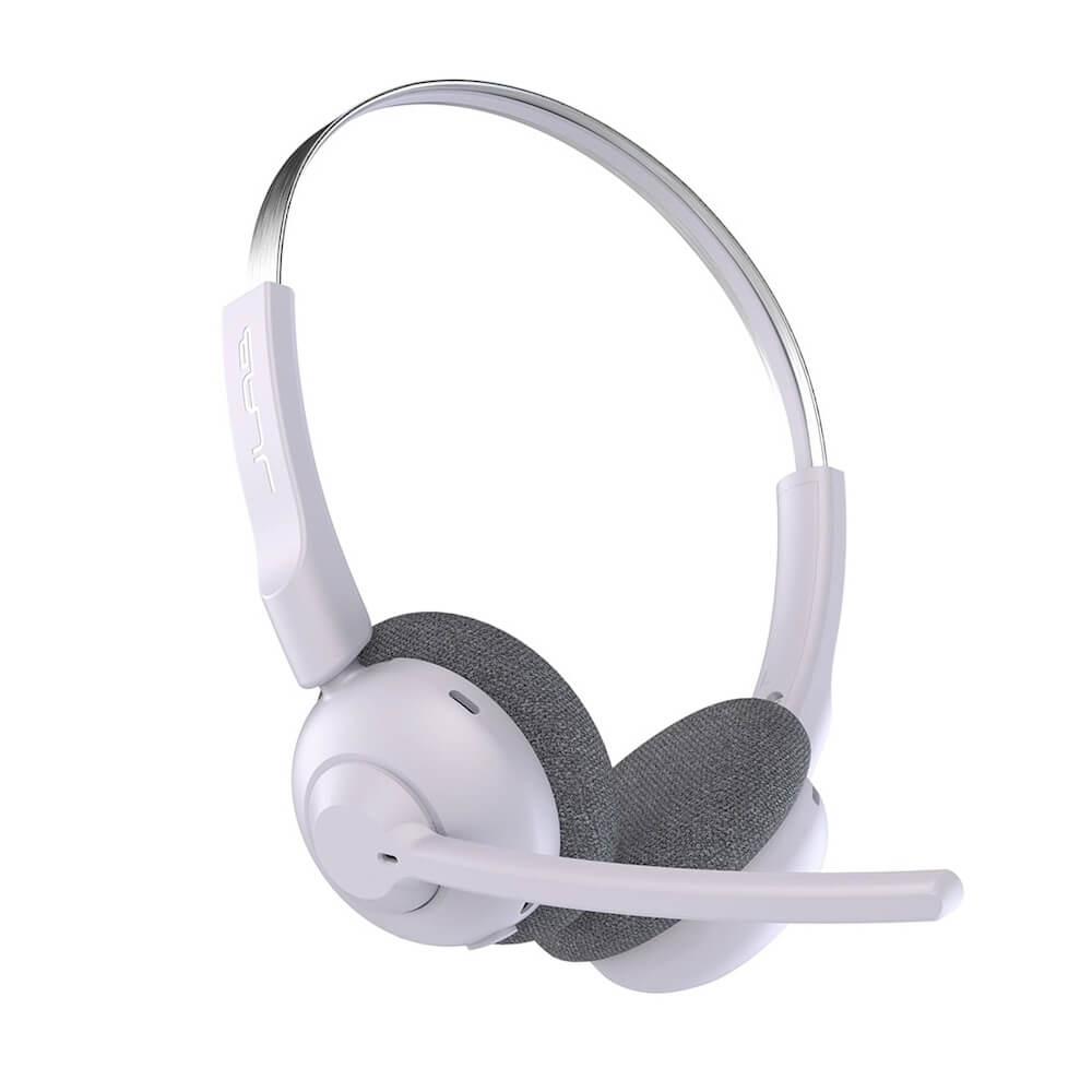 JLAB Go Work Pop On-Ear Wireless Headset With Mic - безжични Bluetooth слушалки с вграден микрофон за мобилни устройства (лилав) (нарушена опаковка)